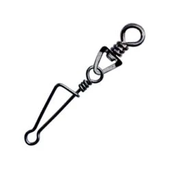 ÉMÉRILLON AGRAFE SERT ITALIENNE NICKELÉ NOIR