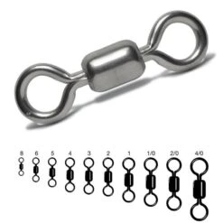 EMERILLON VMC CRANE SWIVEL 3126 - INOX - PACK