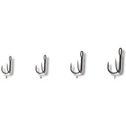 HAMECON DOUBLE CARNASSIER FUDO HOOKS FDDB NICKEL - PACK