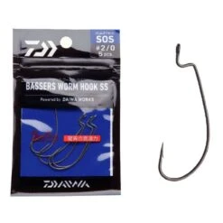 HAMECON TEXAN DAIWA BASSERS WORM HOOK SOS - PACK