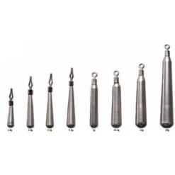 PLOMB CARNASSIER REINS TG SLIM DOWN SHOT SINKER - PACK